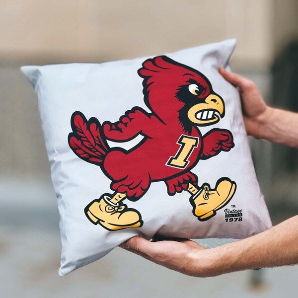 Vintage Walking Cy Throw Pillow (18"x18")